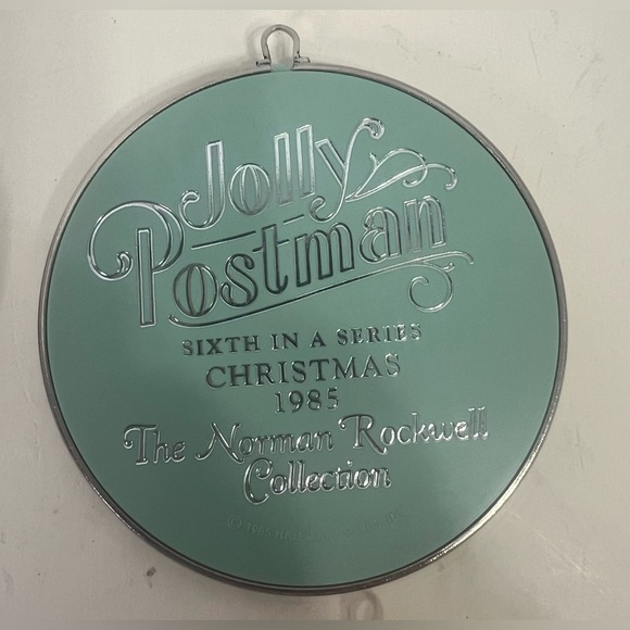 Vintage Norman Rockwell Cameo Hallmark Keepsake Ornament Set of 6 80's #2, #5-9 - Picture 7 of 12